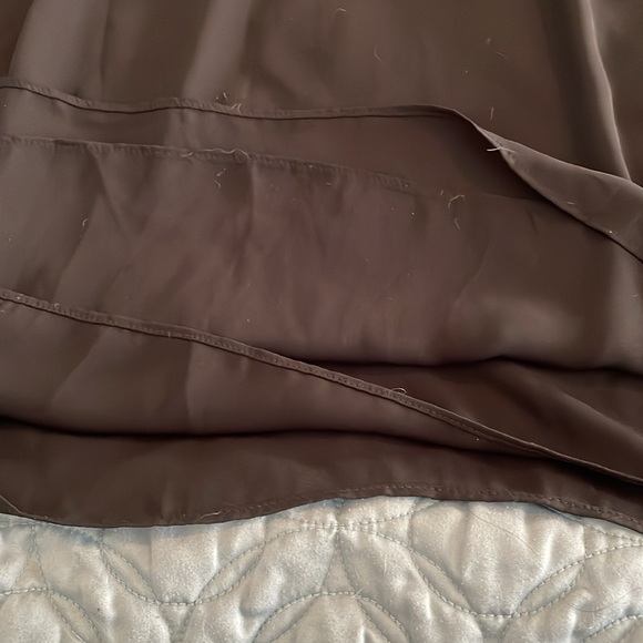 Krista black top with flutter sleeves and WT size large - Picture 5 of 9